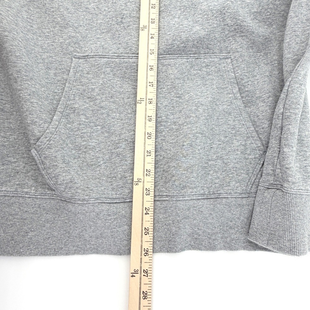 Under Armour Hoodie Womens XL Gray Pink Logo Good Loose Fit Pullover Sweatshirt - Picture 7 of 8